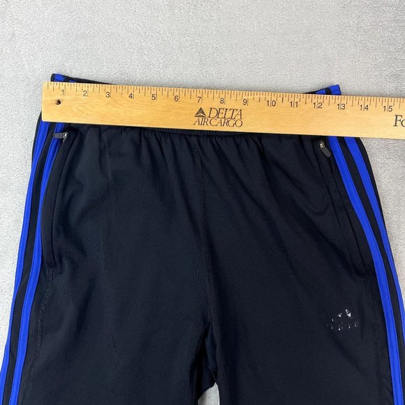 ADIDAS Climalite Y2K Performance Athletic Casual Tapered Track Pants Black - Picture 7 of 8